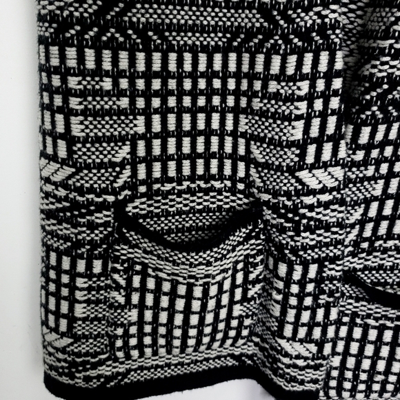 Angel of the north multi pattern opem front knit vest size small - Picture 6 of 10